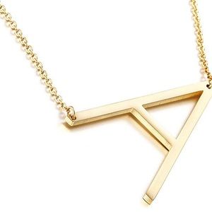 Initial necklace